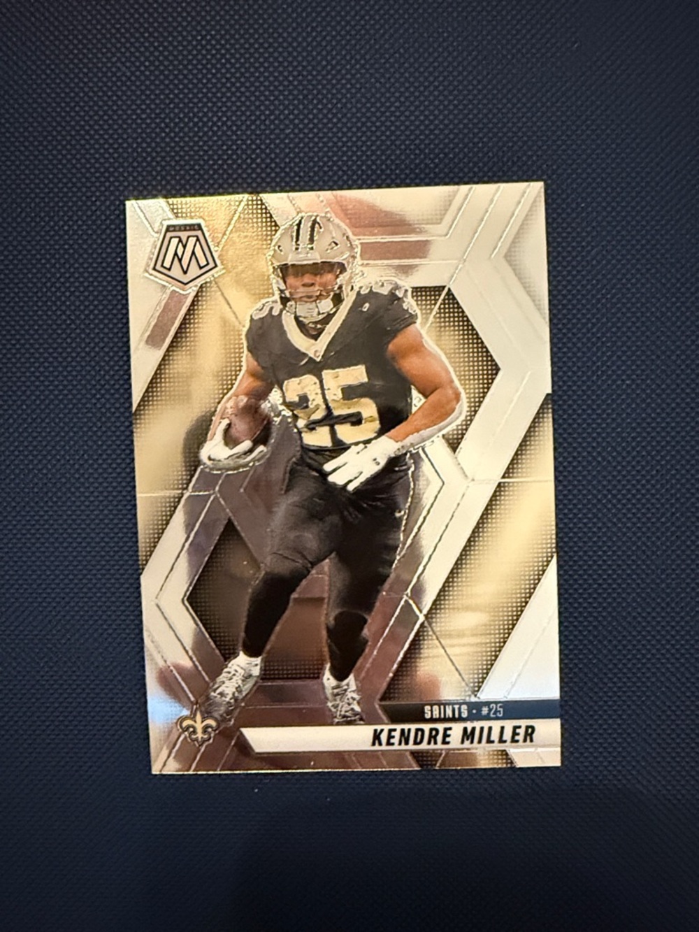 Kendre Miller 2025 Panini Mosaic New Orleans Saints NFL  Football Card